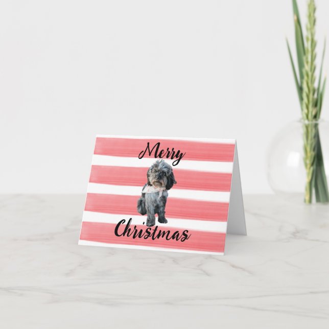 Personalised Merry Christmas Card (Front)