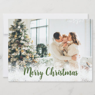 Personalised Merry Christmas Card with Photo