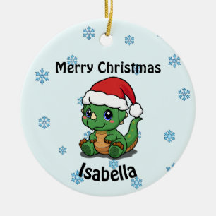 Personalised Merry Christmas Ceramic Ornament