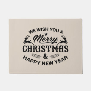 Personalised Merry Christmas Doormat