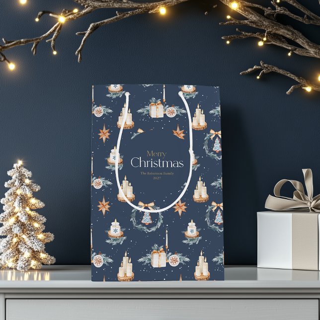 Personalised Merry Christmas Gift Bag  (Creator Uploaded)