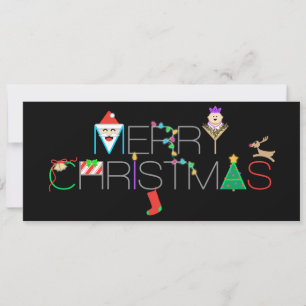 Personalised Merry Christmas Photo Holiday Card