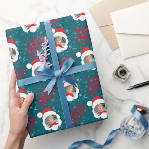 Personalised Merry Christmas Photo Wrapping Paper