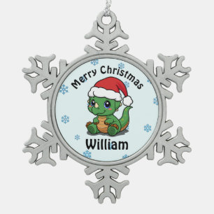 Personalised Merry Christmas Snowflake Ornament