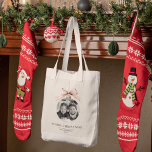 "Personalised Merry Christmas with Photo  Tote Bag<br><div class="desc">"Celebrate the season with this Personalised Merry Christmas Tote Bag, featuring your custom photo. This versatile and festive bag is perfect for holiday shopping, gift-giving, or daily use. Add a special photo to make it a unique and thoughtful gift that friends and family will cherish throughout the holiday season and...</div>