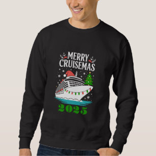 Personalised Merry Cruisemas Cruise Ship Family Sweatshirt