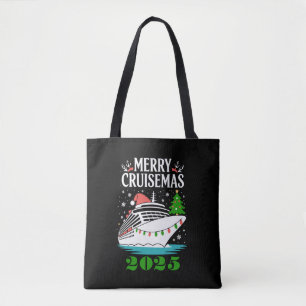 Personalised Merry Cruisemas Cruise Ship Family  Tote Bag
