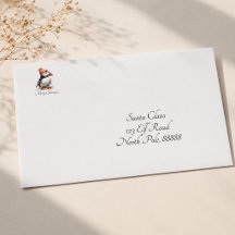 Personalised Merry Puffin Christmas Mail