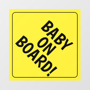 Personalised Message Baby On Board Car Decal