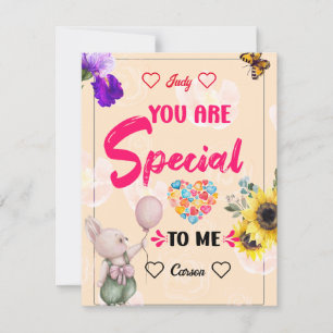 Personalised Messages For Your Love Thank You Card