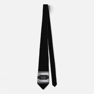 Personalised Metal-look with Chains Tie