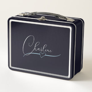 Personalised metal lunch box