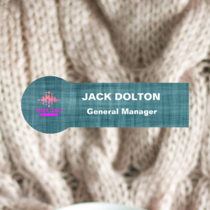 Personalised Metallic Name Badge for Employee