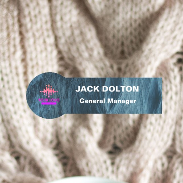 Personalised Metallic Name Badge for Employees (Creator Uploaded)