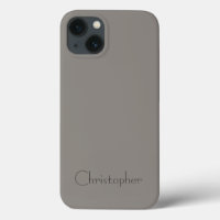 Personalised Metallic natural titanium Radial