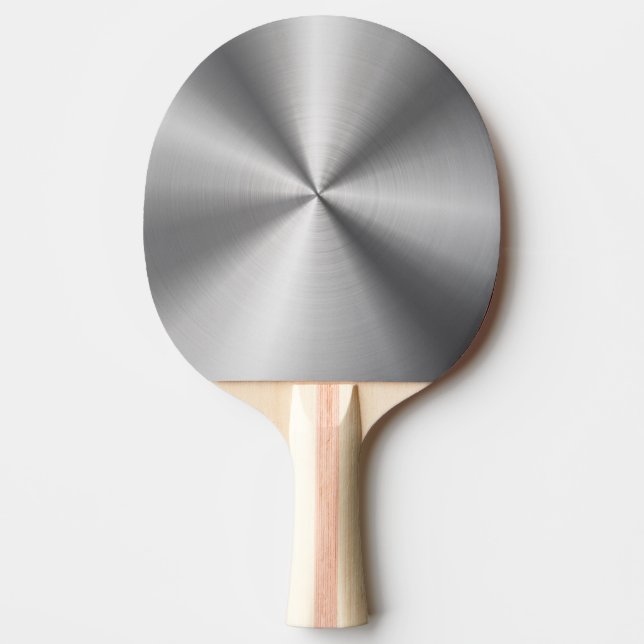 Personalised Metallic Radial Texture Ping Pong Paddle (Front)