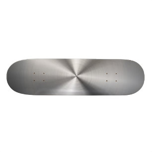 Personalised Metallic Radial Texture Skateboard