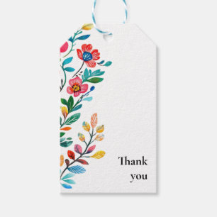 Personalised Mexican Floral Wedding Gift Tags