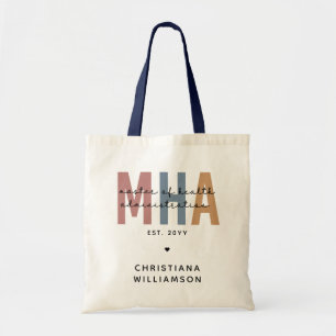 Personalised MHA Master of Health Administration Tote Bag