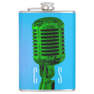 Personalised Microphone Flask