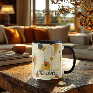 Personalised Mid-Century - Abstract Geometric Mug