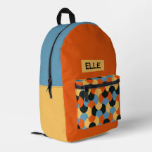 Personalised Mid Century Modern Kids Custom Name