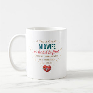 Personalised Midwife Appreciation Quote Coffee Mug