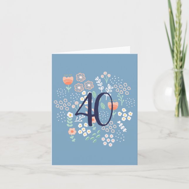 Personalised Milestone Birthday Greeting Card (Front)