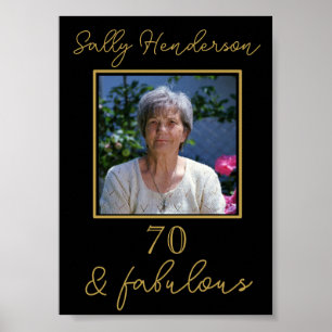 Personalised Milestone Milestone Birthday Sign, Poster
