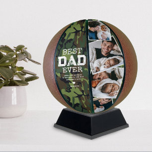 Personalised Military Camouflage Photo Basketball