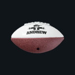 Personalised mini football with custom name<br><div class="desc">Personalised mini football with custom name and player logo. Cool sports present for children and adults. Add your own name or quote. Customisable colour for favourite team. Cool ball game for great son, grandson, nephew, cousin, little brother, friend, family, grandchildren, teen, teenager, coach, dad, players, fans, coworker, colleague etc. Also...</div>