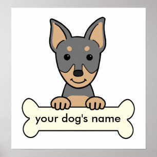 Personalised Miniature Pinscher Poster