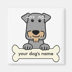 Personalised Miniature Schnauzer Magnet