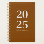 Personalised Minimal Terracotta Monthly/Weekly Planner<br><div class="desc">Stay organised and stylish with our Personalised Minimal Terracotta Monthly/Weekly Planner. This elegant planner features a sleek terracotta cover, perfect for adding a touch of sophistication to your daily routine. Inside, you'll find spacious monthly and weekly layouts designed to help you personal or business planning or manage your schedule with...</div>