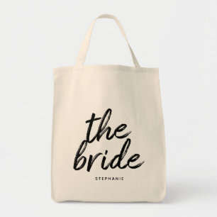 Personalised Minimal The Bride Tote Bag