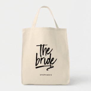 Personalised Minimal The Bride Tote Bag