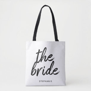 Personalised Minimal The Bride Tote Bag