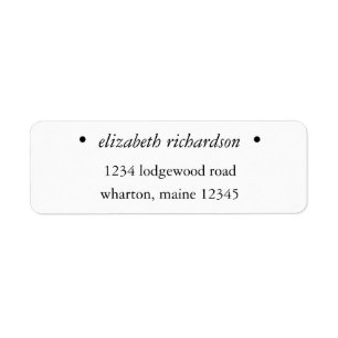 Personalised Minimalist-1 W&B 