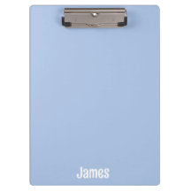Personalised Minimalist Modern blue custom name