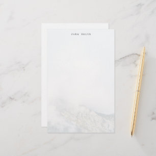 Personalised Minimalist Mountain Stationery