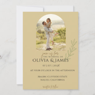 Personalised Minimalist Photo Invitation