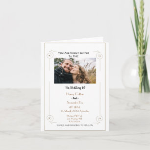 Personalised Minimalist Photo Invitation