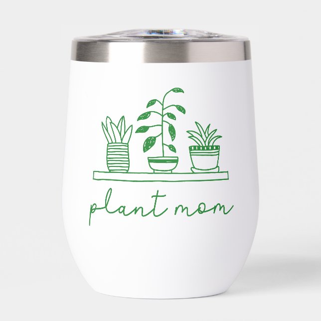 Personalised Minimalist Plant Mum Cute Plant Lover (Front)