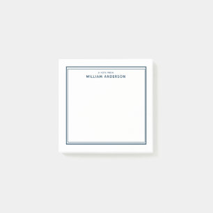 Personalised Minimalist Post-it Notes
