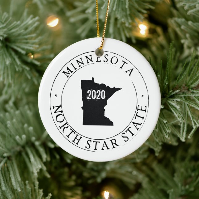 Personalised Minnesota Ornament (Tree)