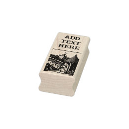 Personalised Minstrel - Wood Art Stamp