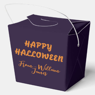 Personalised Mister Pumpk-A-Boo Halloween Pumpkin Favour Box