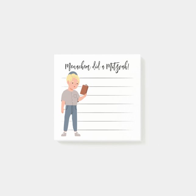 Personalised Mitzvah Notes (Front)