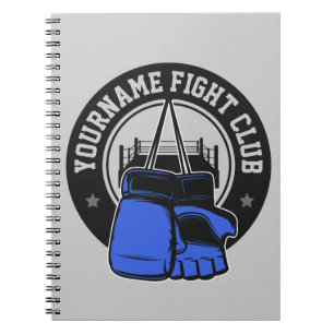 Personalised MMA Mixed Martial Arts Fight Club Notebook