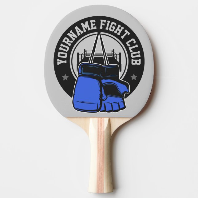 Personalised MMA Mixed Martial Arts Fight Club Ping Pong Paddle (Front)